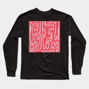Abstract Lines #15 Long Sleeve T-Shirt